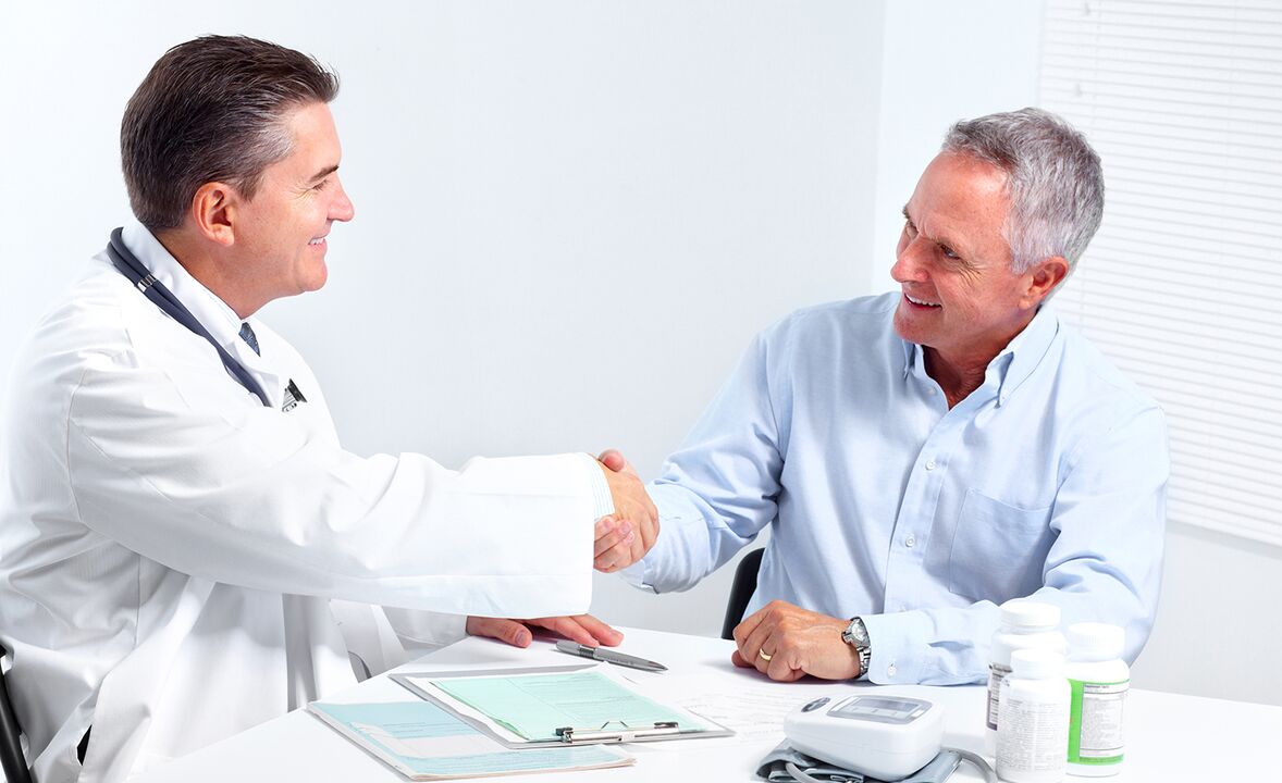 The doctor advises the patient to prevent prostatitis